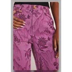 Pleated Column Pants by Anthropologie